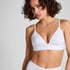 Brassière en coton, Blanc