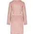 Peignoir en molleton avec fermeture éclair, Rose