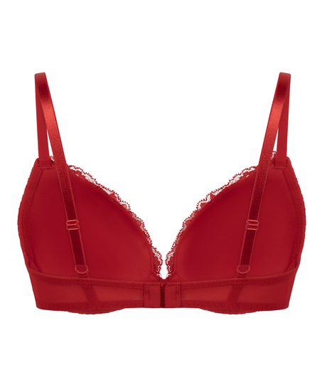Voorgevormde push-up beugel bh Teddy, Rood