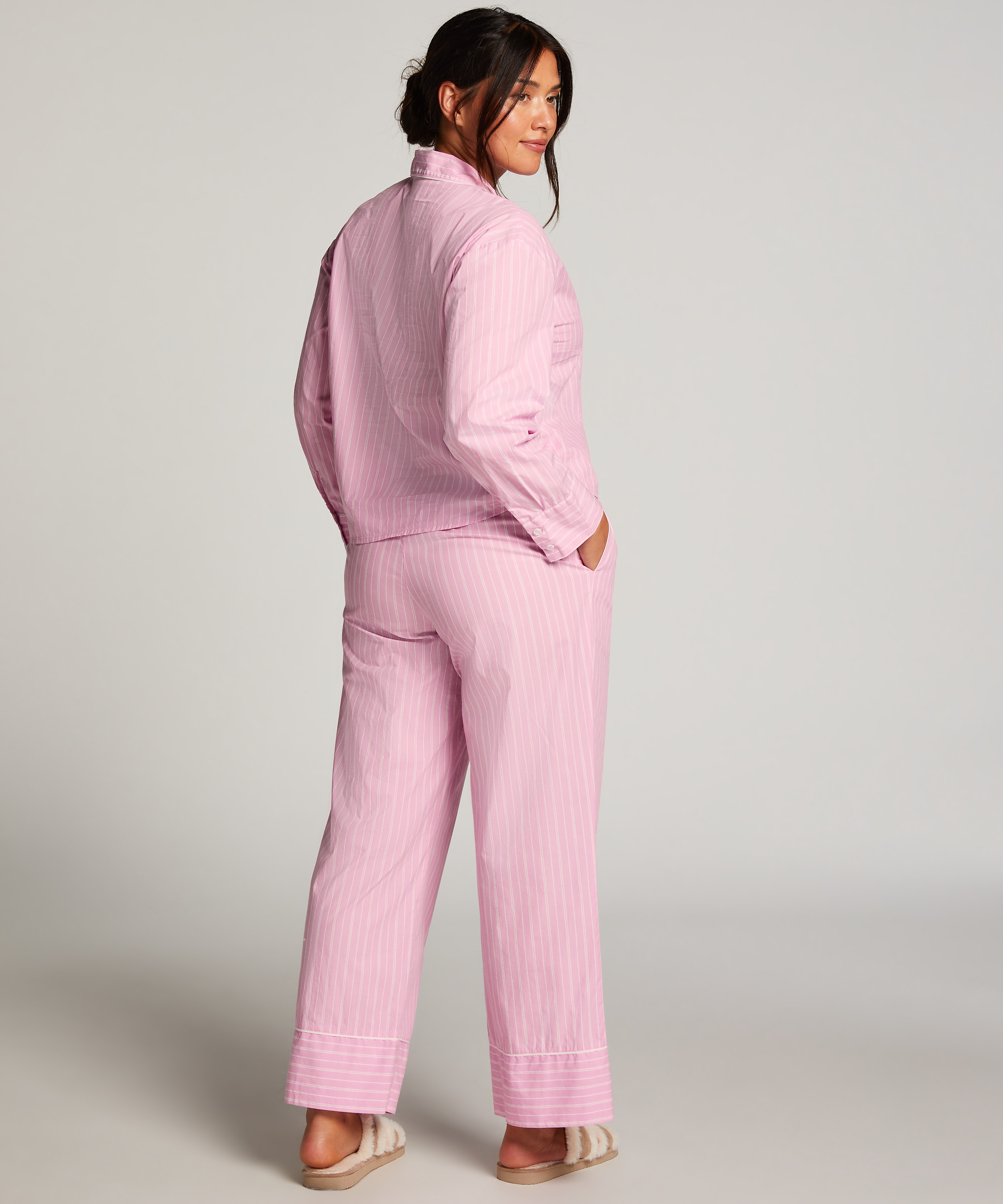 Pyjamabroek Katoen, Roze, main