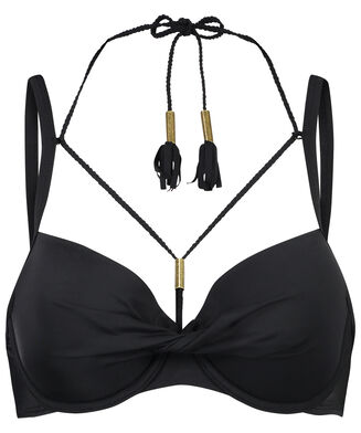 Voorgevormde bikinitop Sunset Dream, Zwart