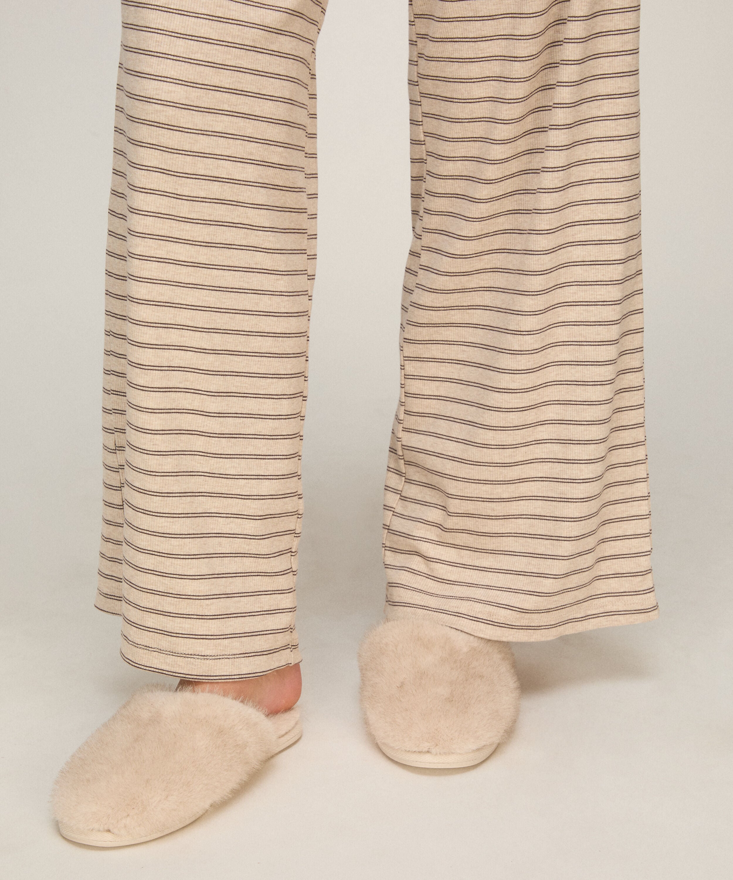 Pantoffels Faux Fur, Grijs Pantoffels Faux Fur, Grijs