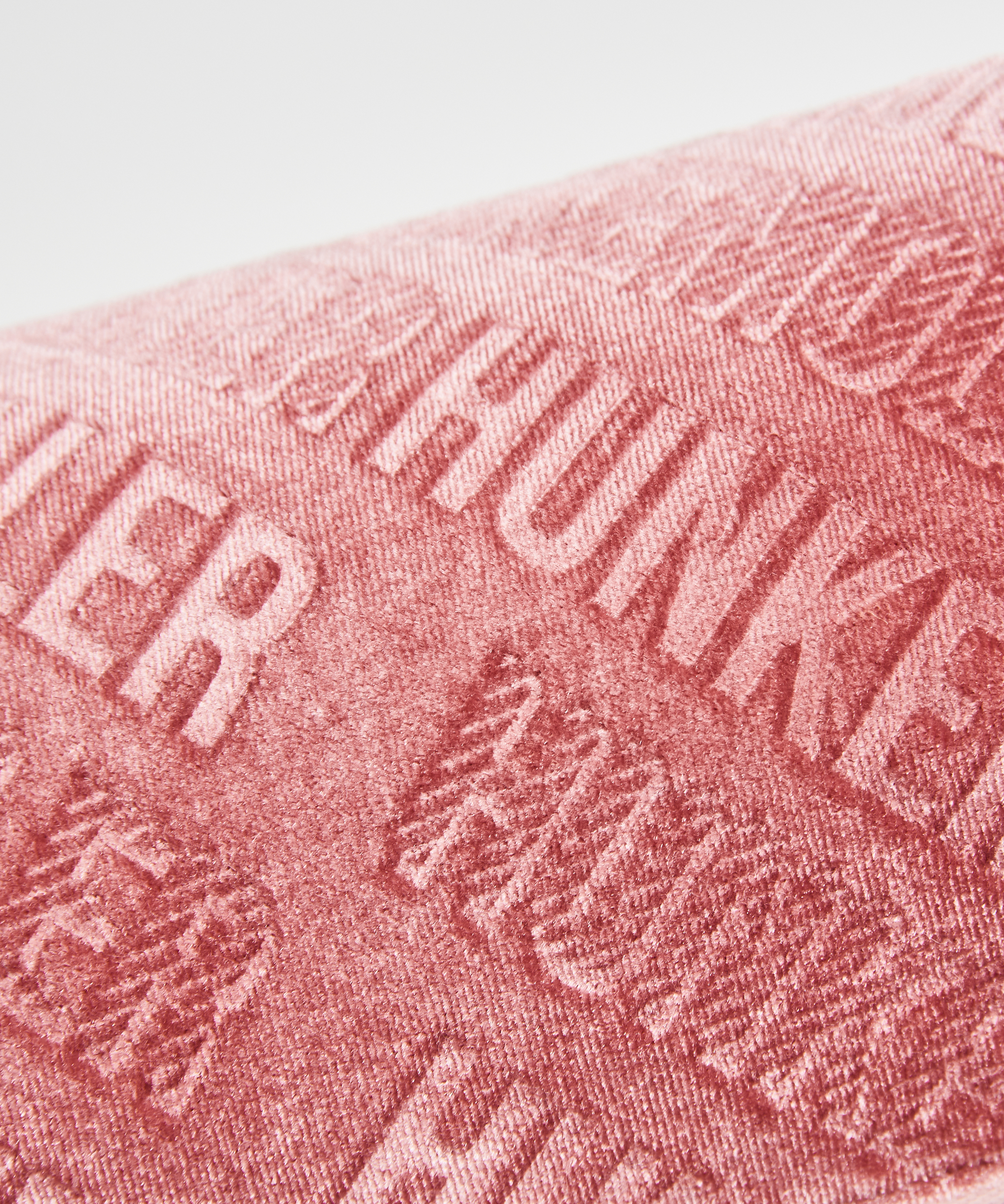 Velours Make-up tasje, Roze, main