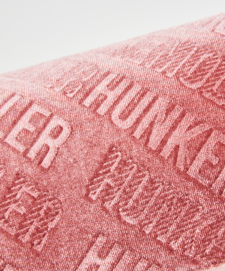 Velours Make-up tasje, Roze