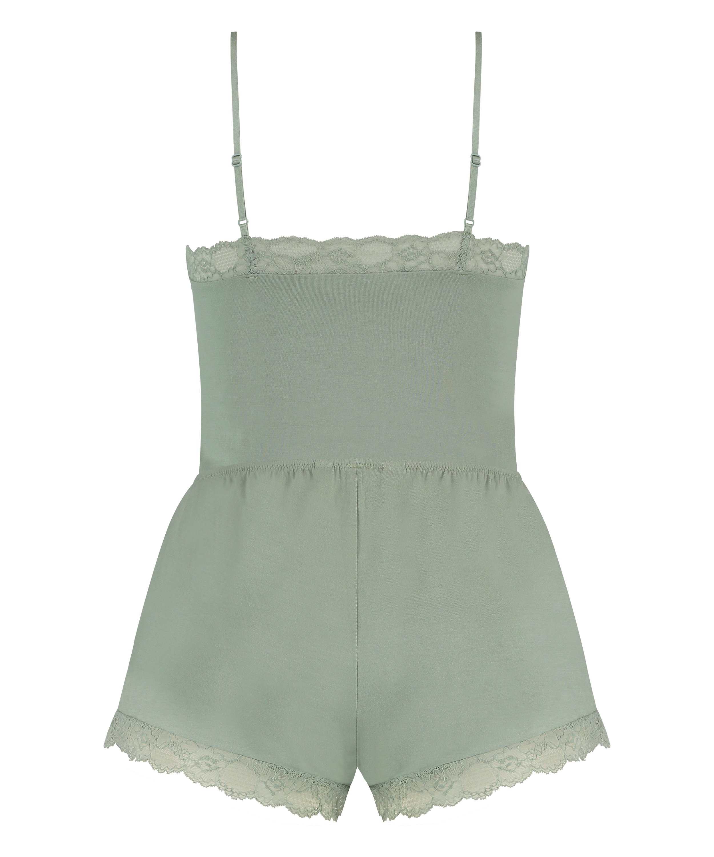 Korte pyjamaset Cami, Groen, main