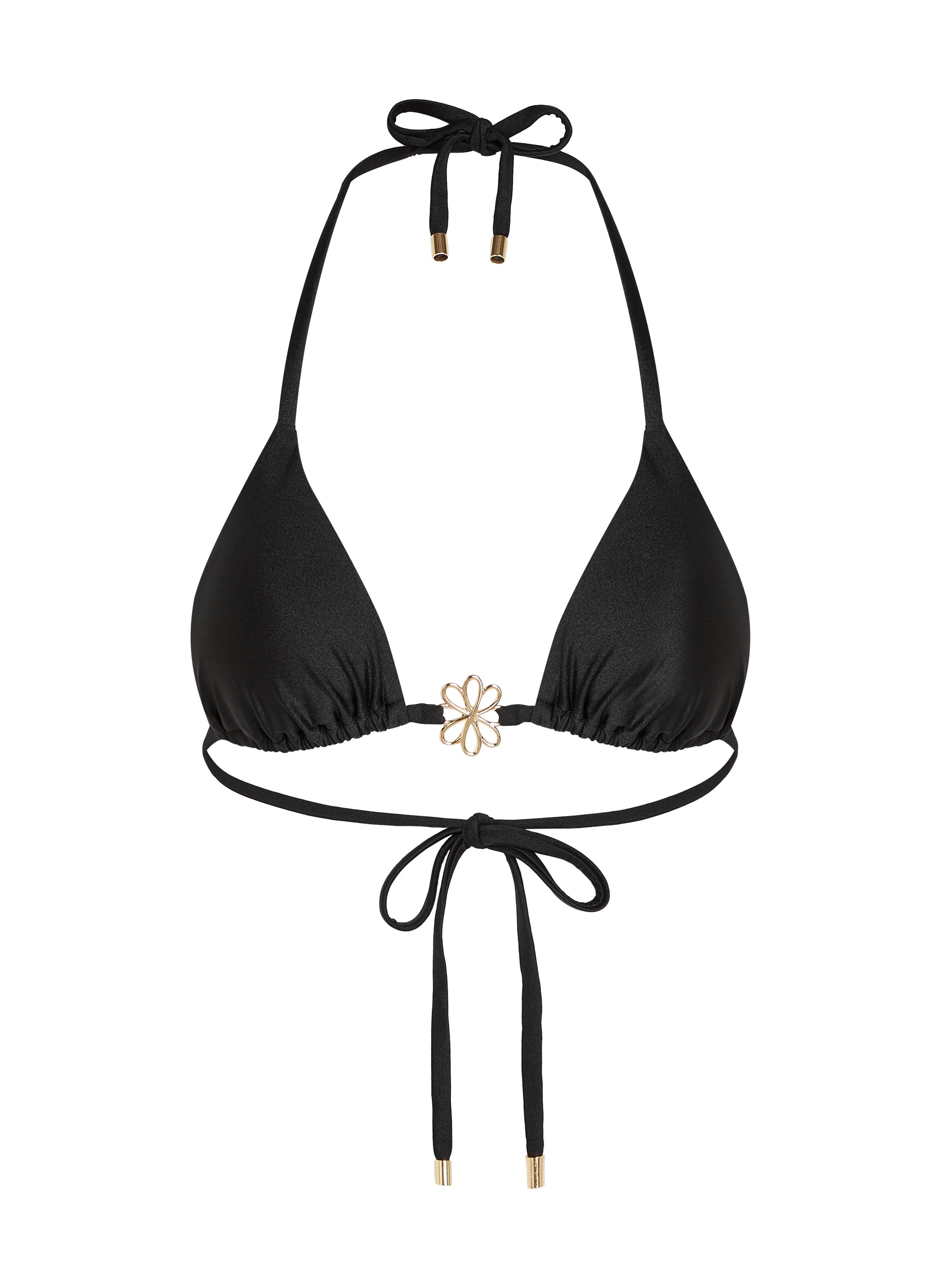 Haut de bikini triangle Yucatan, Noir, main