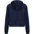 Hoodie jas Velours, Blauw