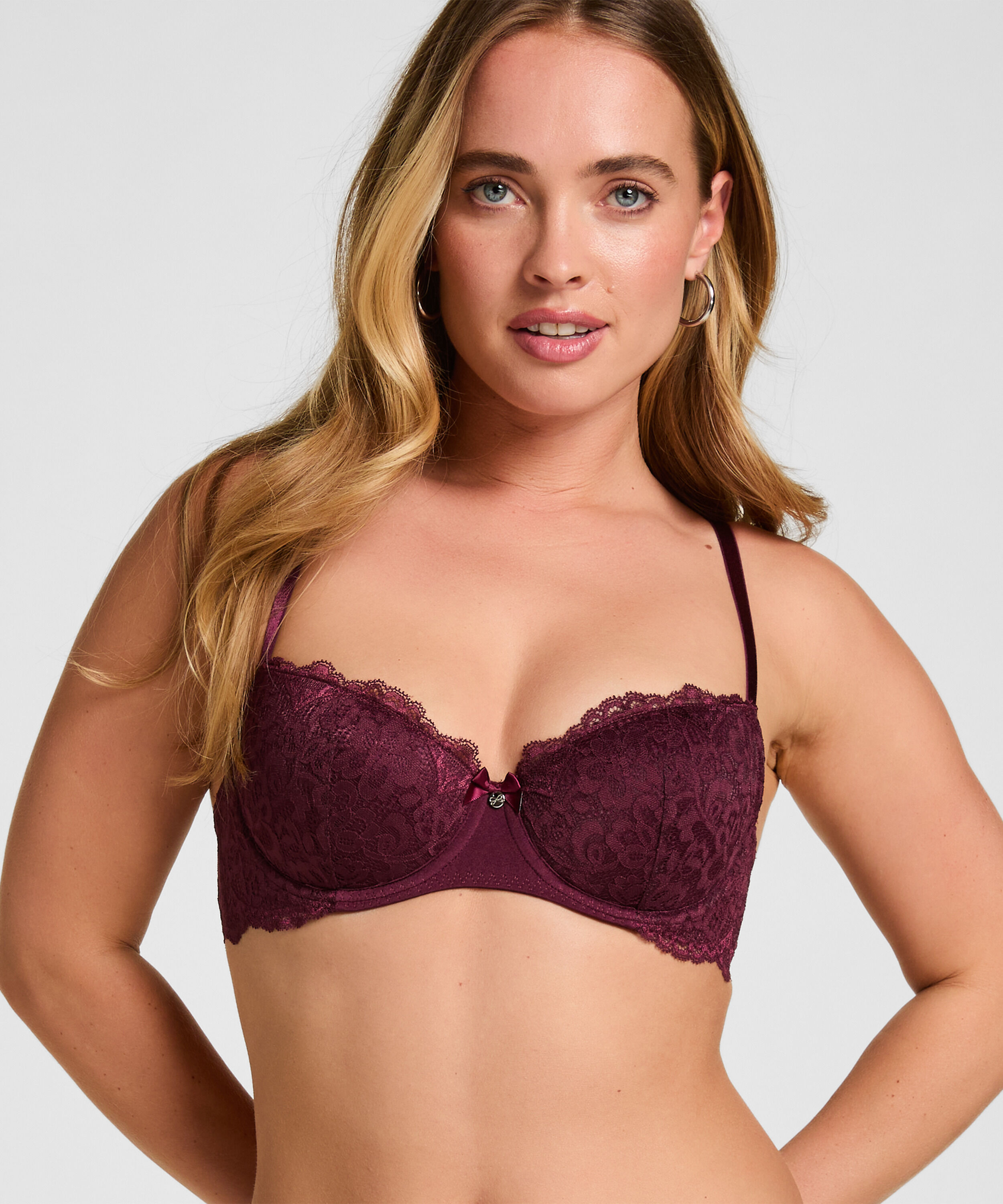 Soutien-gorge à armatures préformé Marine, Pourpre