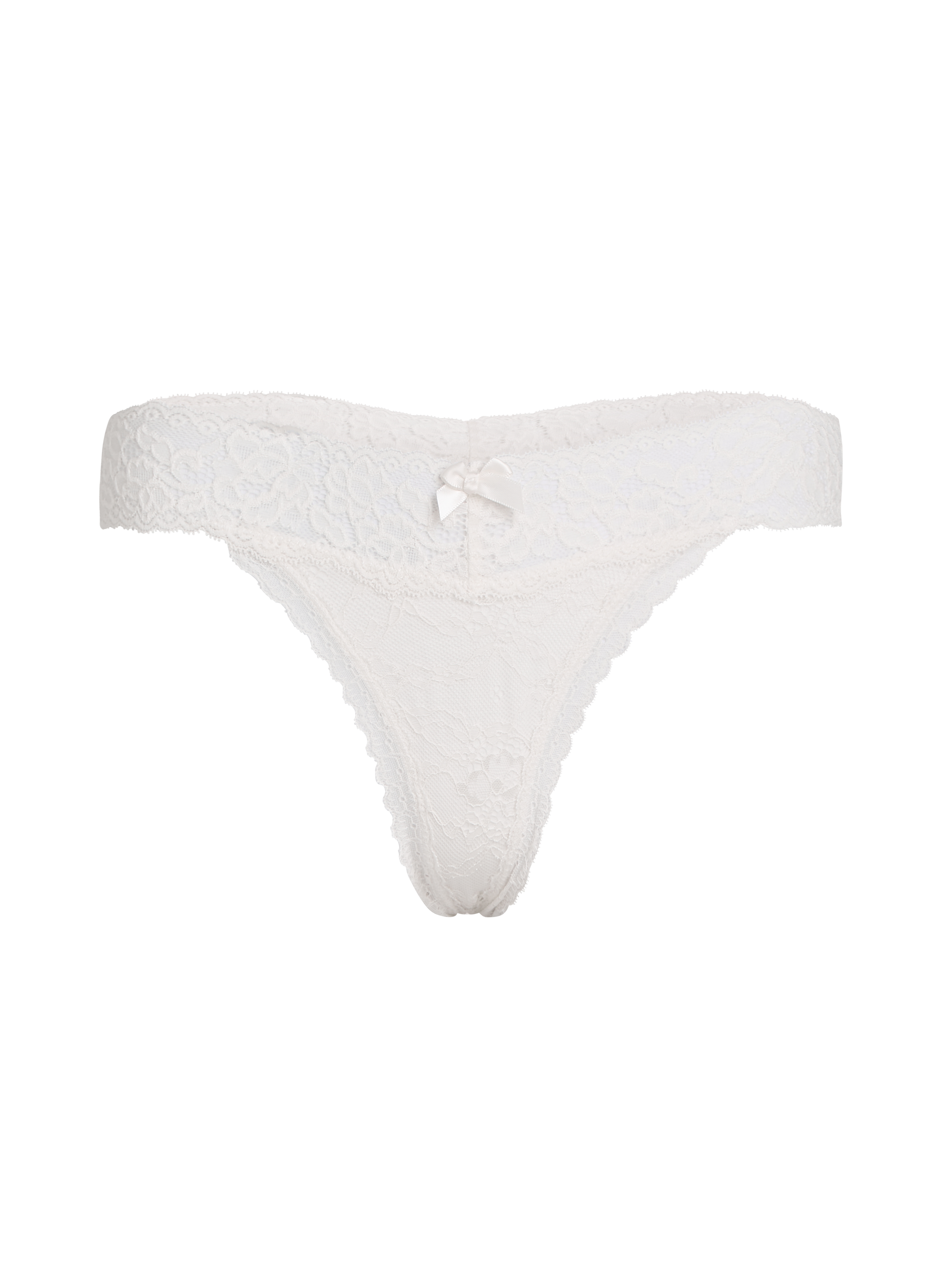 String extra bas Madison, Blanc, main
