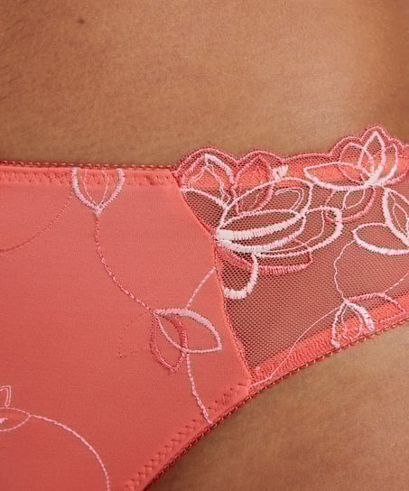 Slip taille haute Diva, Rose