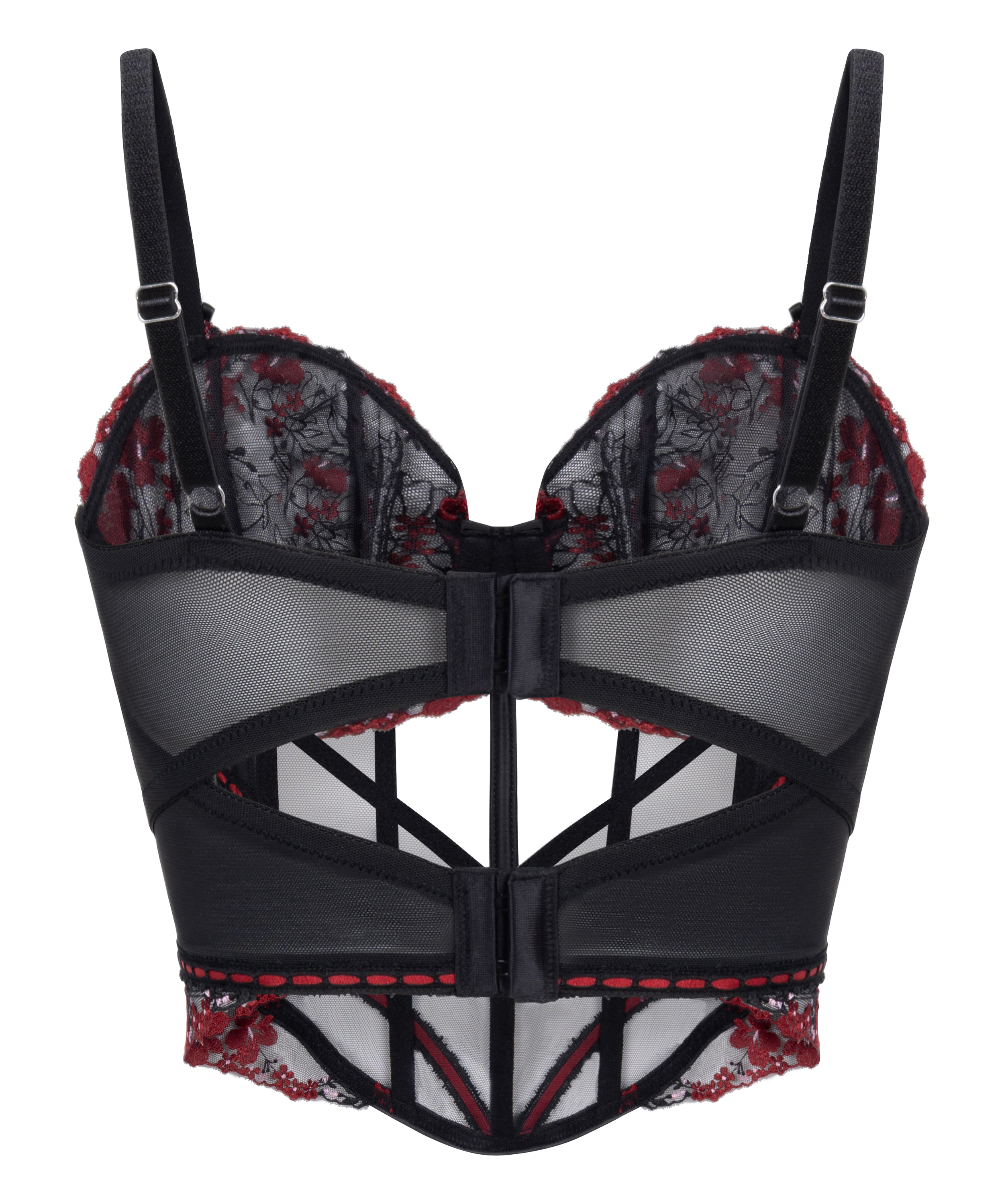 Bustier Peonie, Noir, main