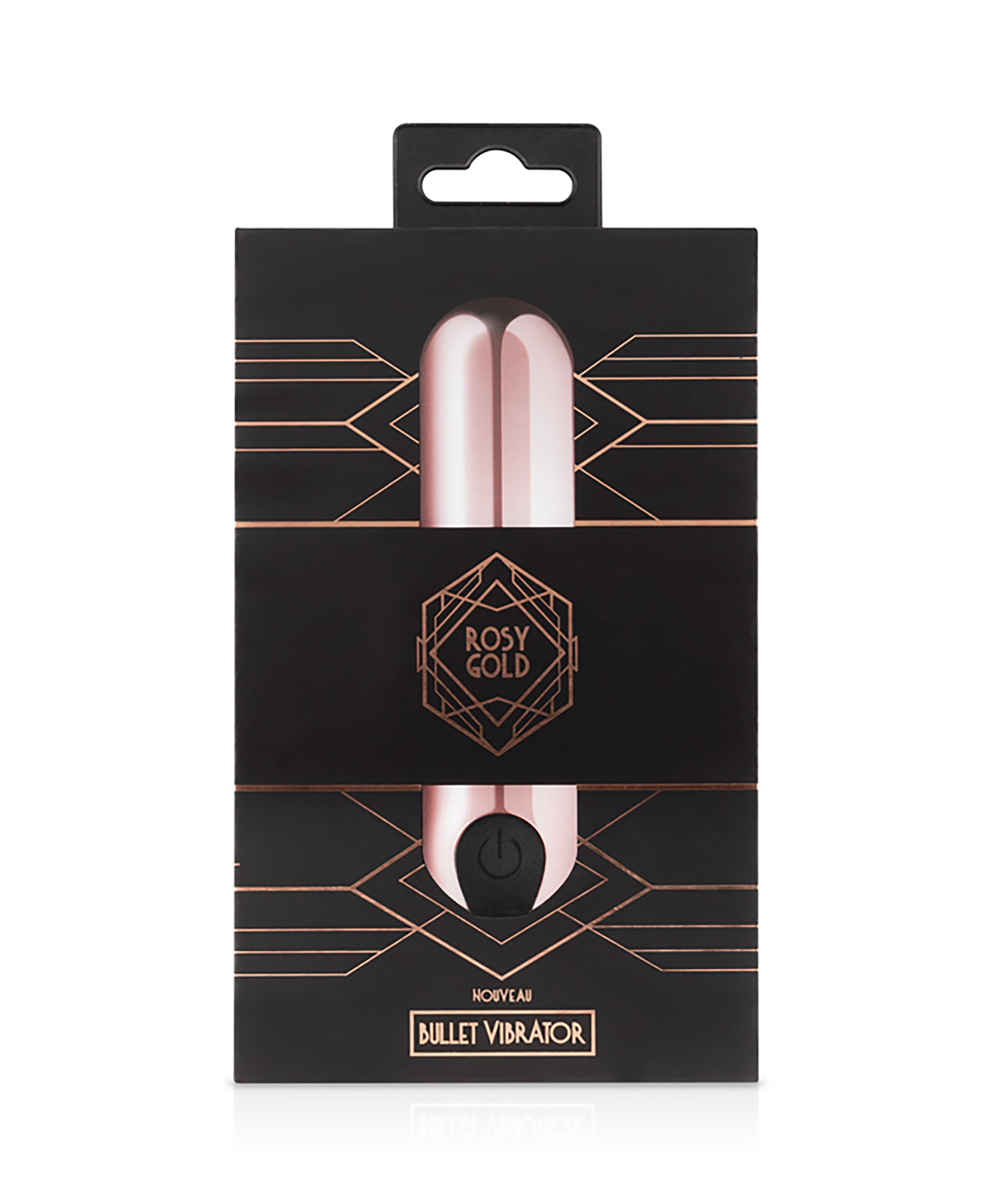 Rosy Gold Nouveau Bullet Vibrator, Roze, main