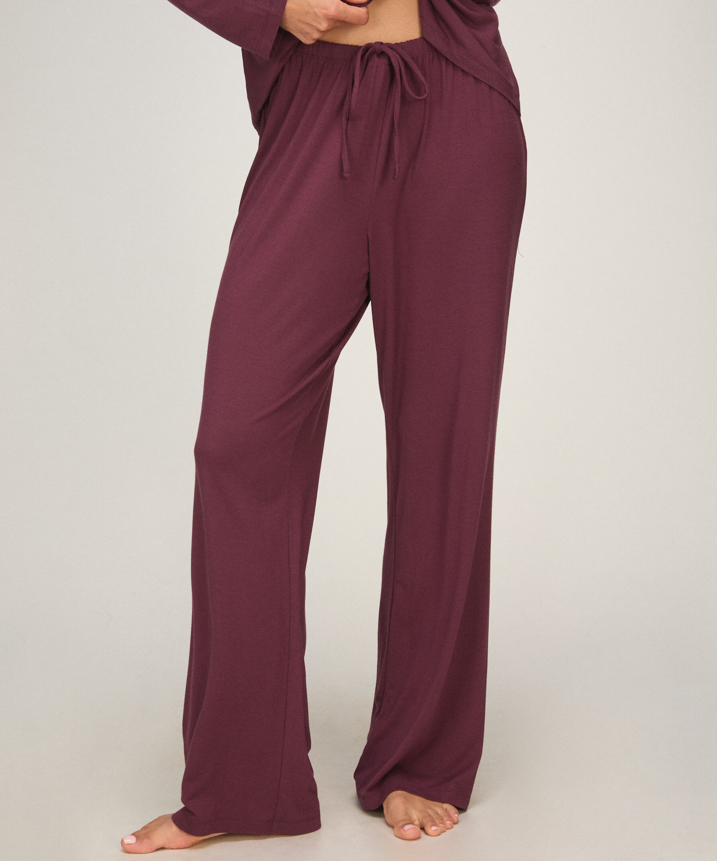 Pantalon en jersey Essential, Pourpre Pantalon en jersey Essential, Pourpre
