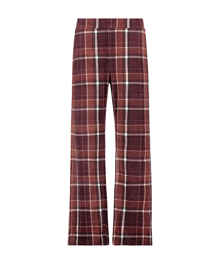Tall Pantalon de pyjama Velours, Rouge