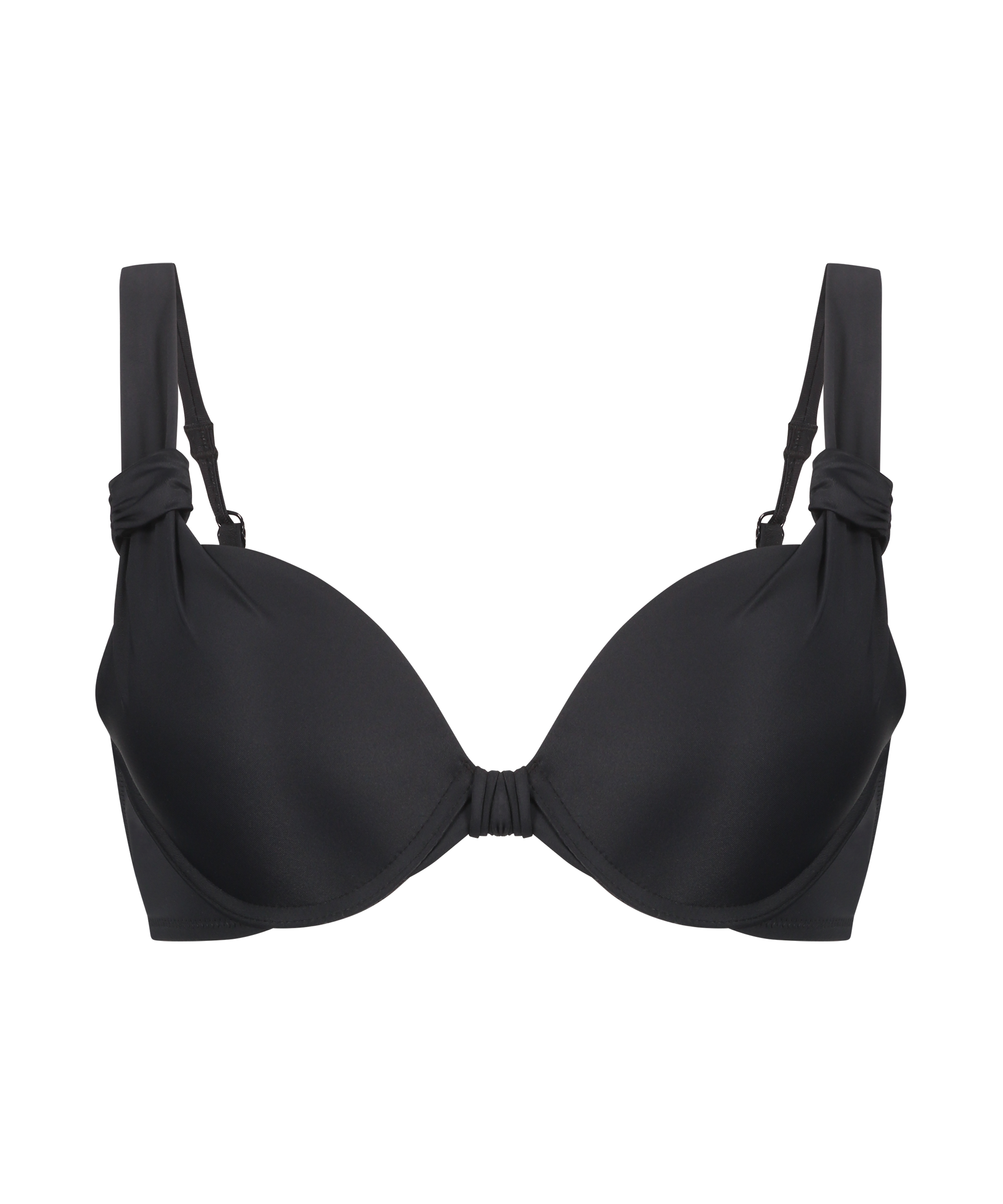 Haut de bikini à armatures préformé Luxe Taille E +, Noir, main