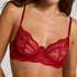 Soutien-gorge non-rembourr&eacute; &agrave; armatures Isabelle, Rouge