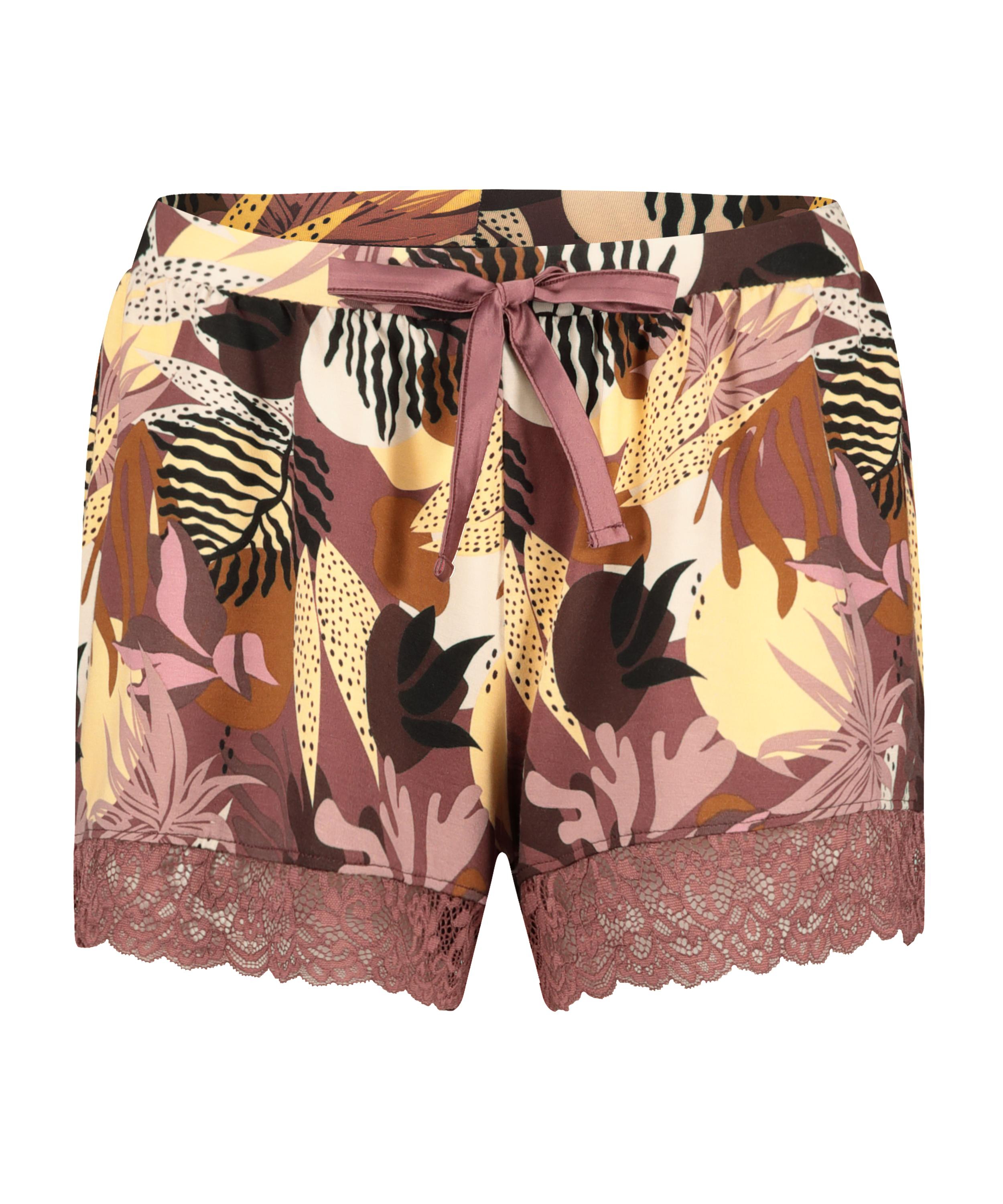 Short en Jersey, Rose, main