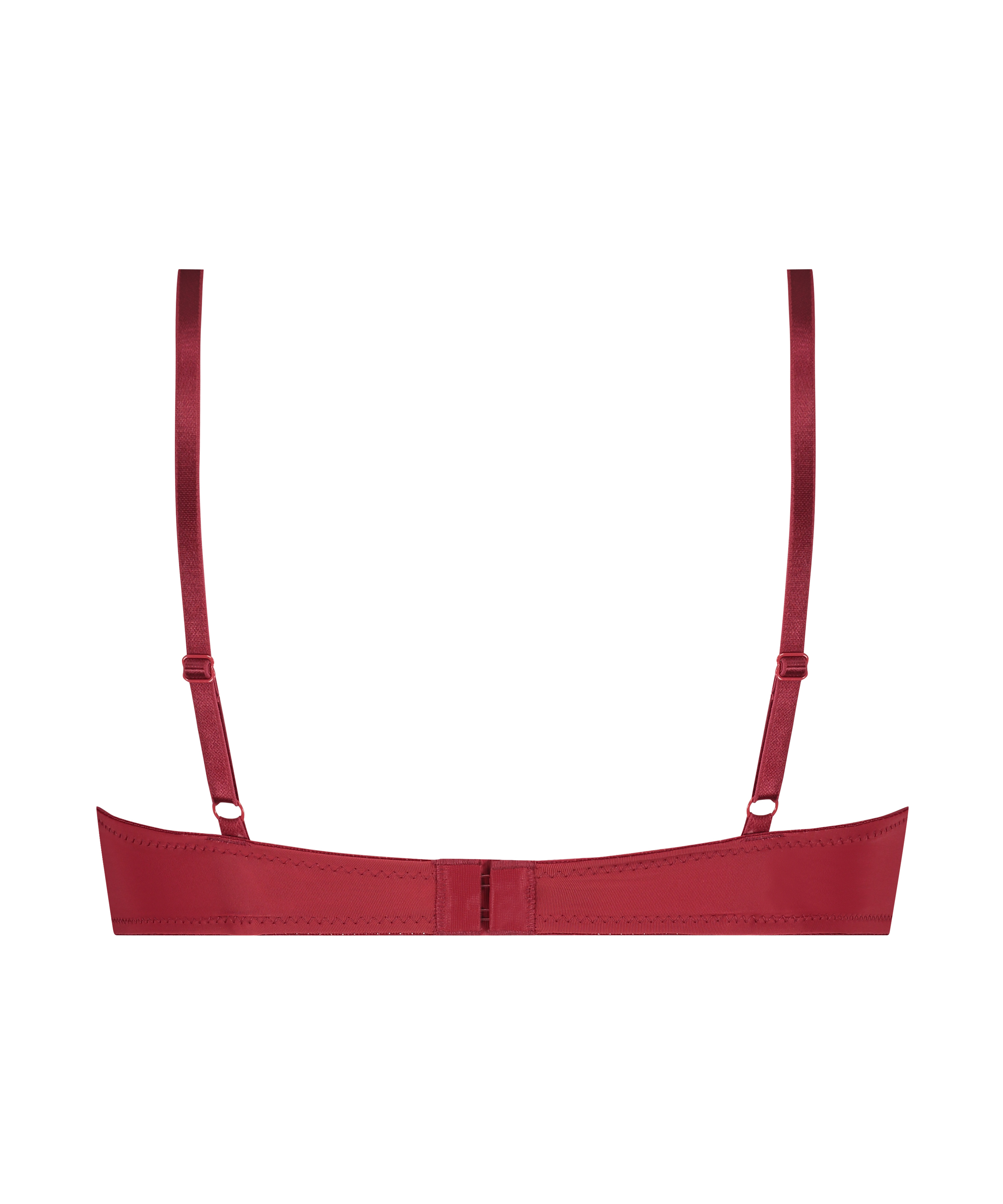 Soutien-gorge &agrave; armatures pr&eacute;form&eacute; Plunge, Rouge, main