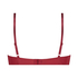 Soutien-gorge &agrave; armatures pr&eacute;form&eacute; Plunge, Rouge