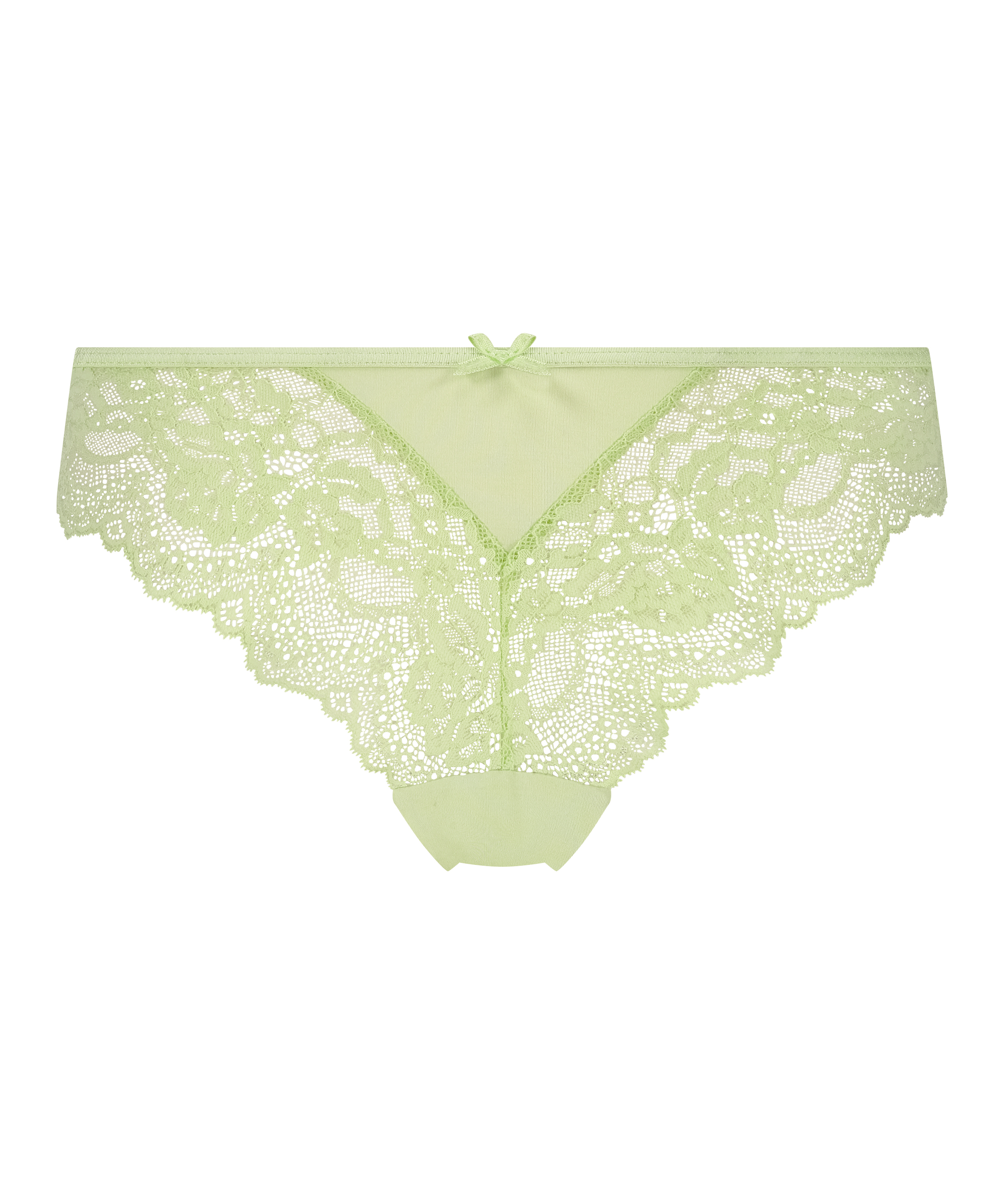 Slip brésilien jambes hautes Dora, Vert, main
