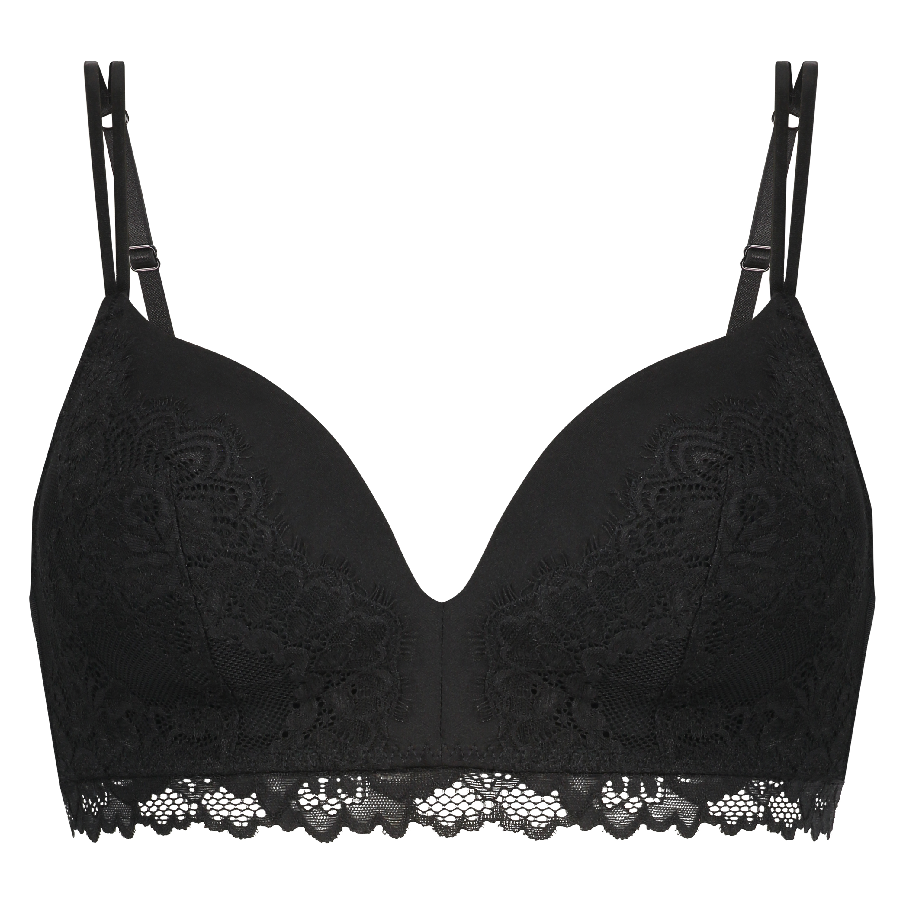 Soutien-gorge pr&eacute;form&eacute; sans armatures Yvonne, Noir, main