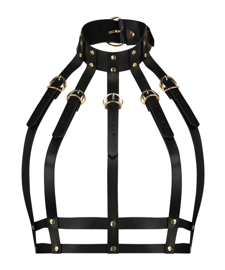 Private choker harnas, Zwart