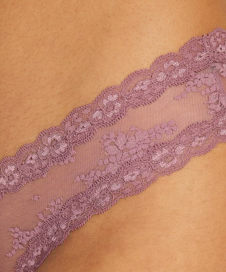 Brazilian V-shape mesh, Paars