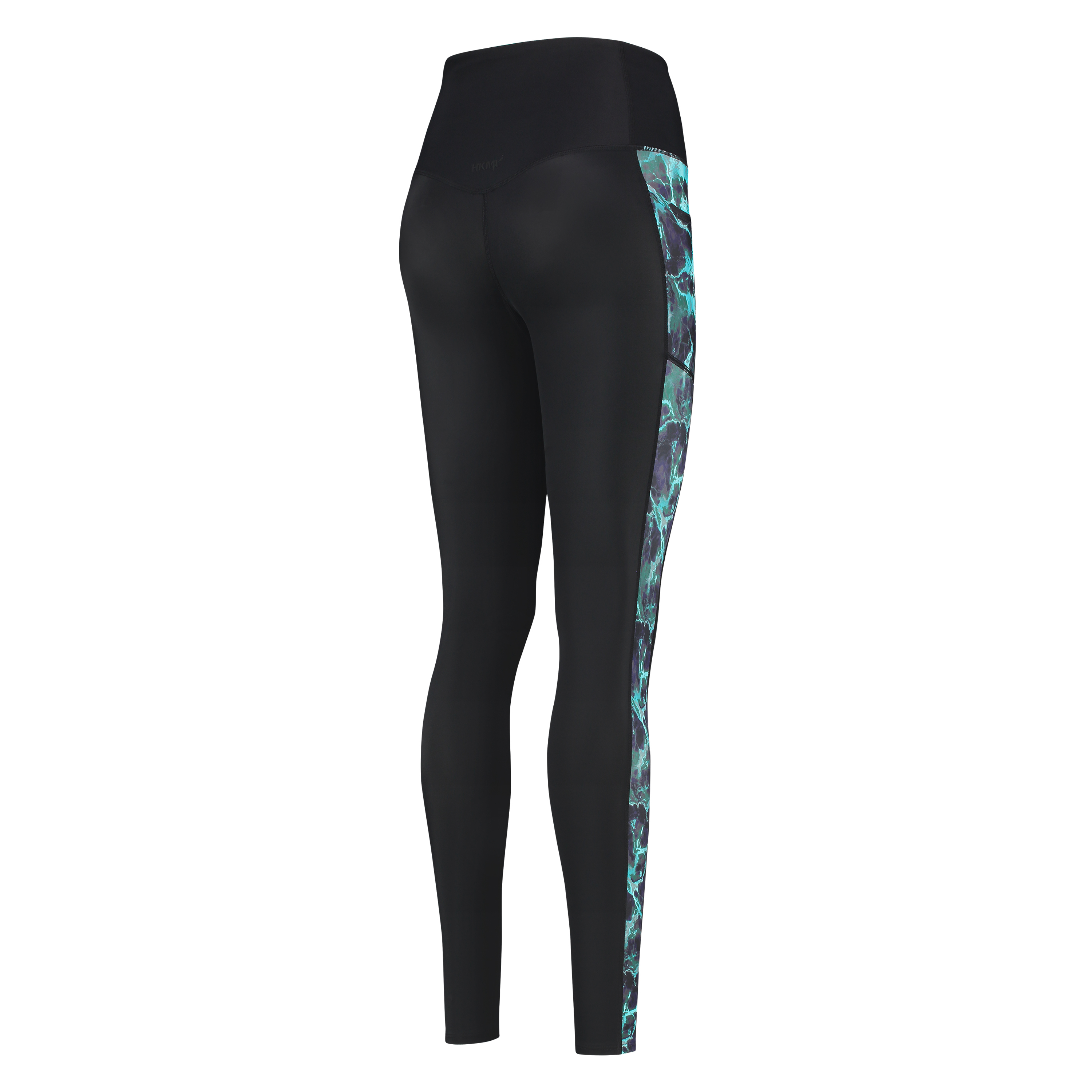 HKMX high waist sport legging marble level 3, Blauw, main