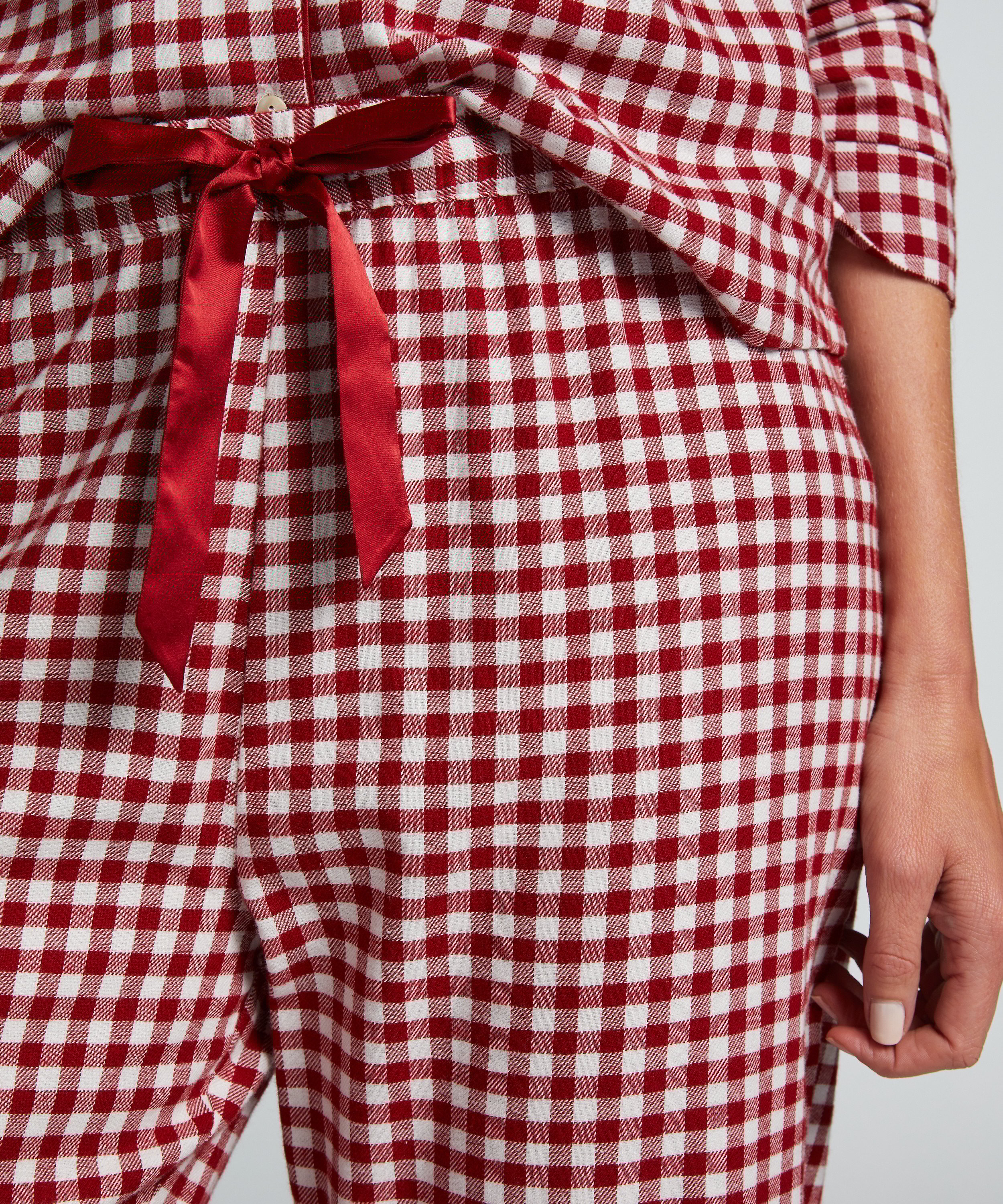 Pyjamaset Flannel, Rood, main