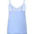 Camisole velours Dentelle, Bleu