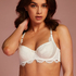 Soutien-gorge rembourré à armatures Hannako, Blanc