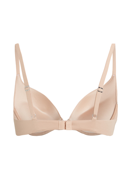Soutien-gorge &agrave; armatures pr&eacute;form&eacute; push-up Smooth, Beige