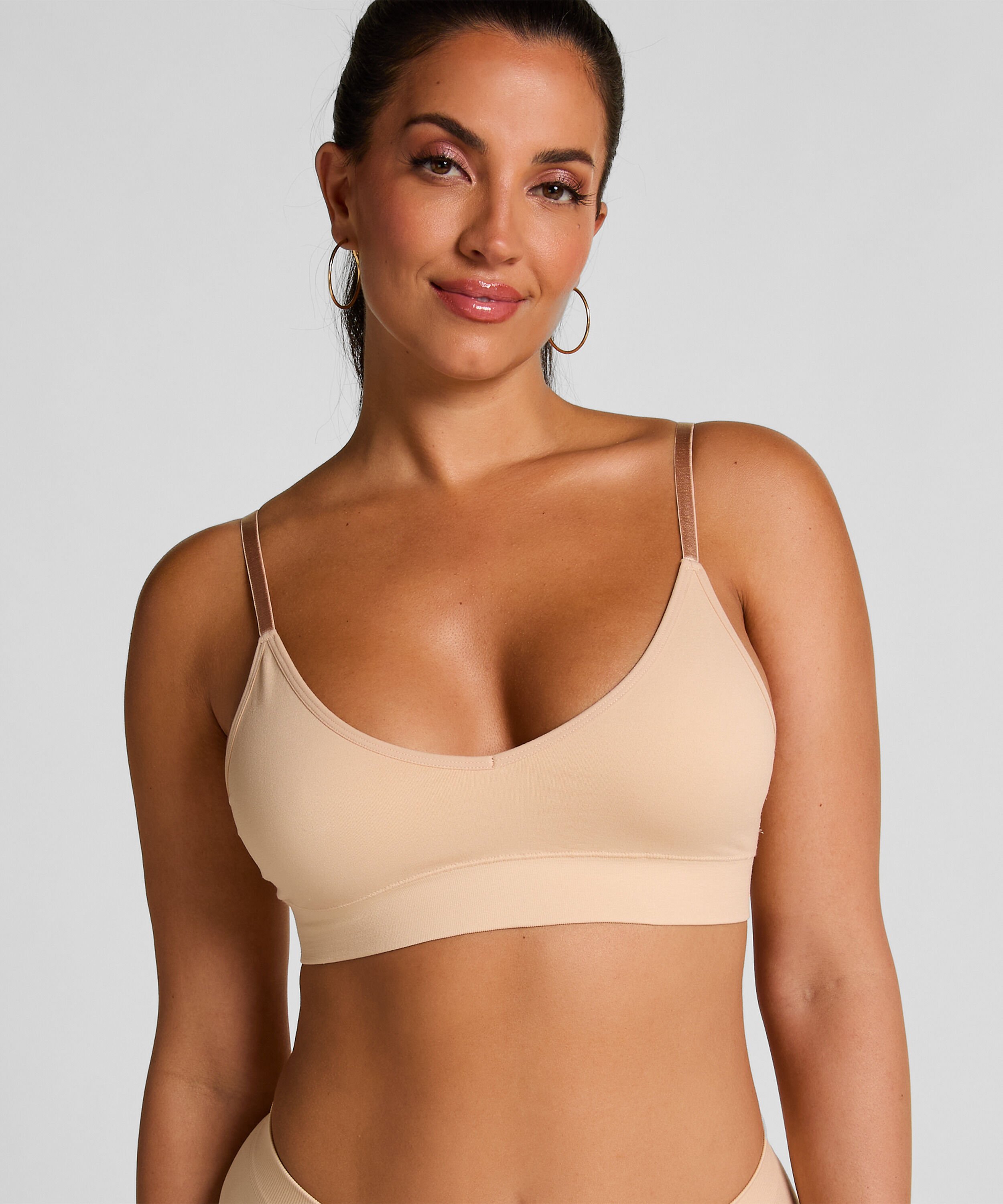 Triangelbralette Dide, Beige
