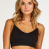 Strappy bralette, Zwart