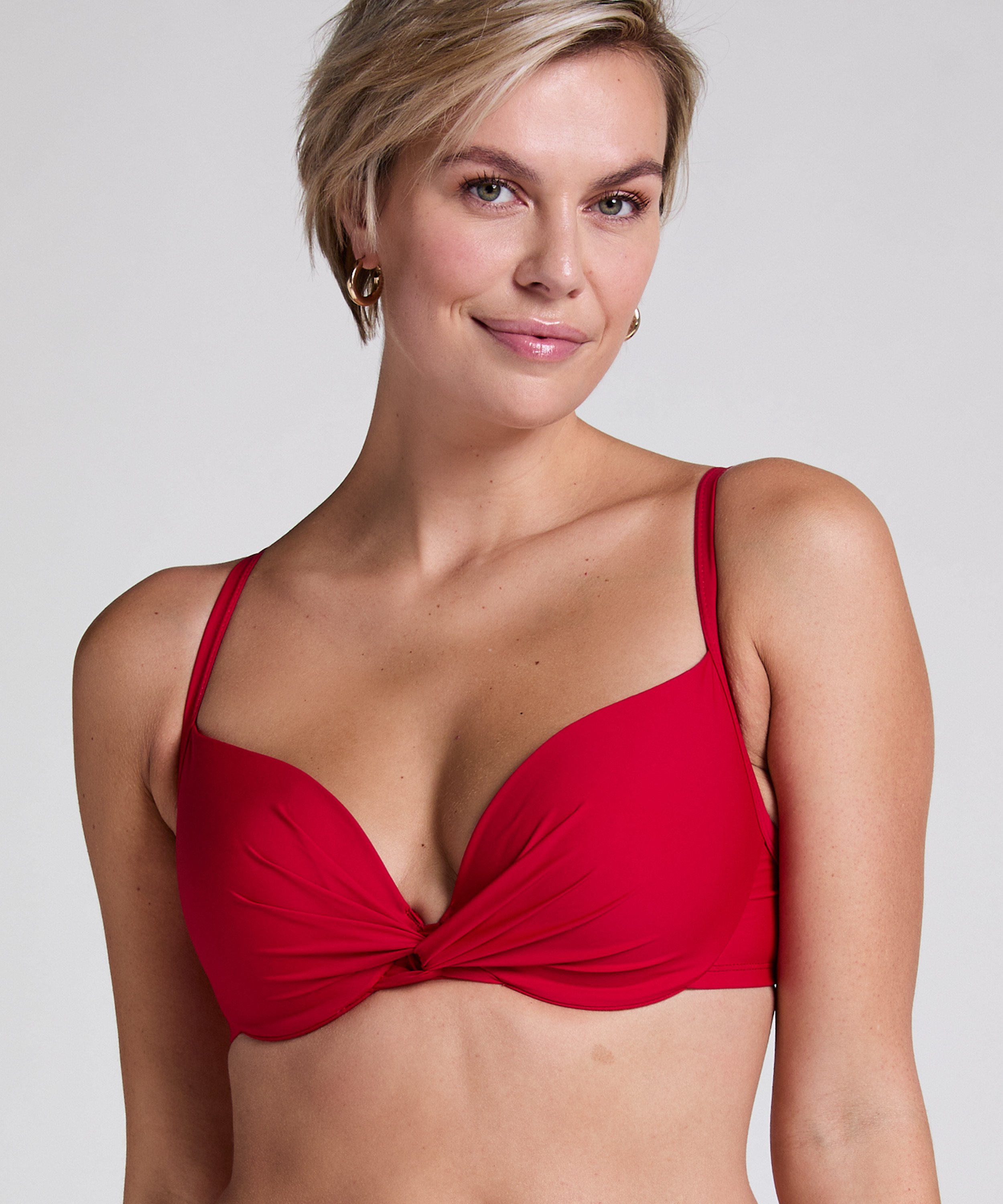 Voorgevormde beugel bikinitop Luna, Rood, main