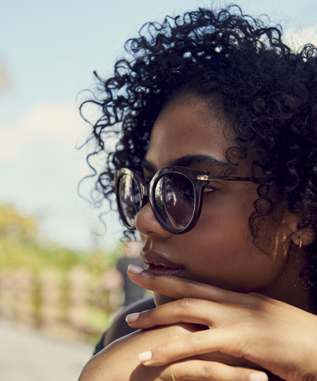 Lunettes de soleil, Brun
