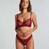 Soutien-gorge non-rembourr&eacute; &agrave; armatures Isabelle, Rouge