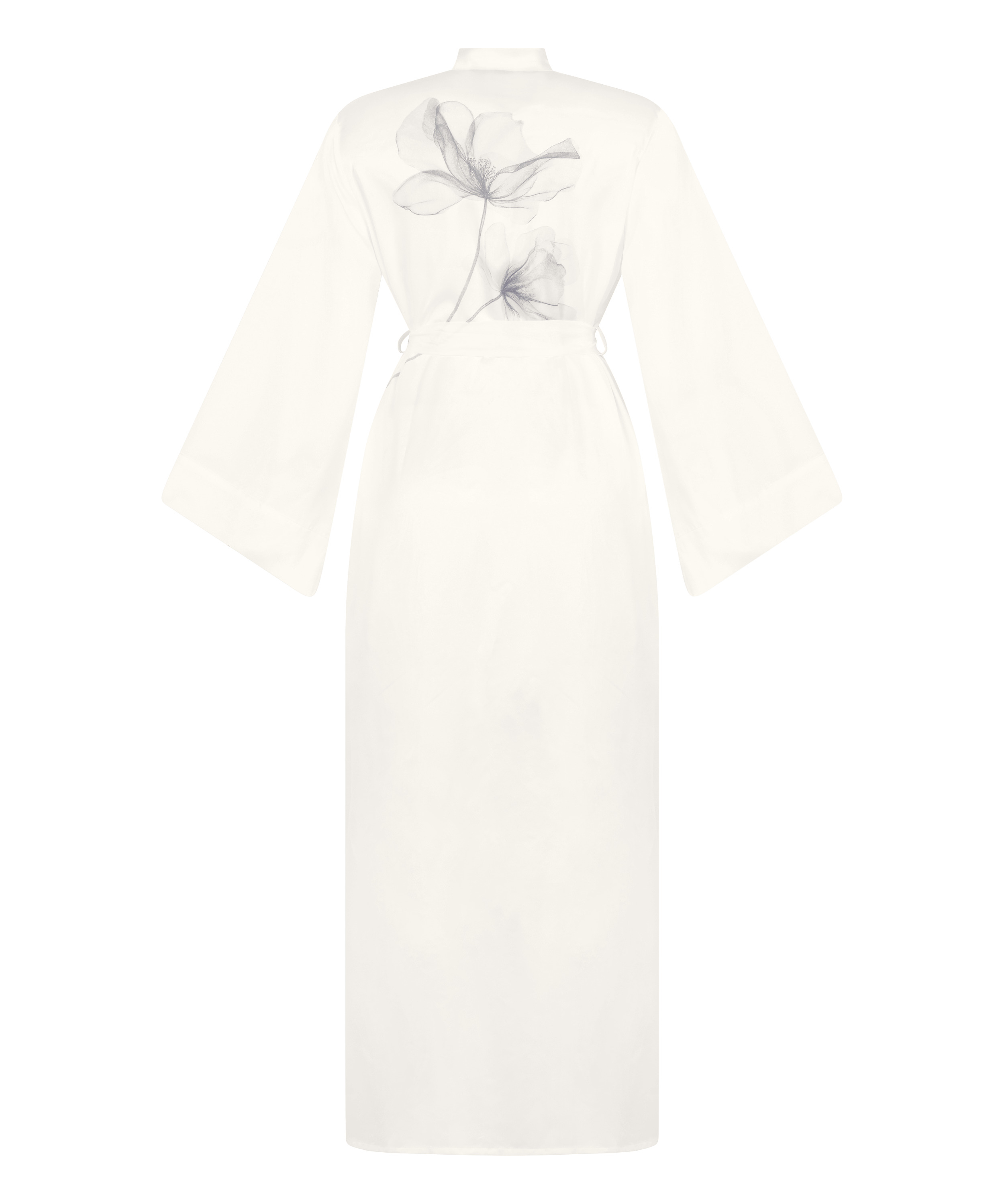 Lange kimono Floral, Wit, main