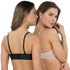 2 strapless voorgevormde beugel bh's, Zwart