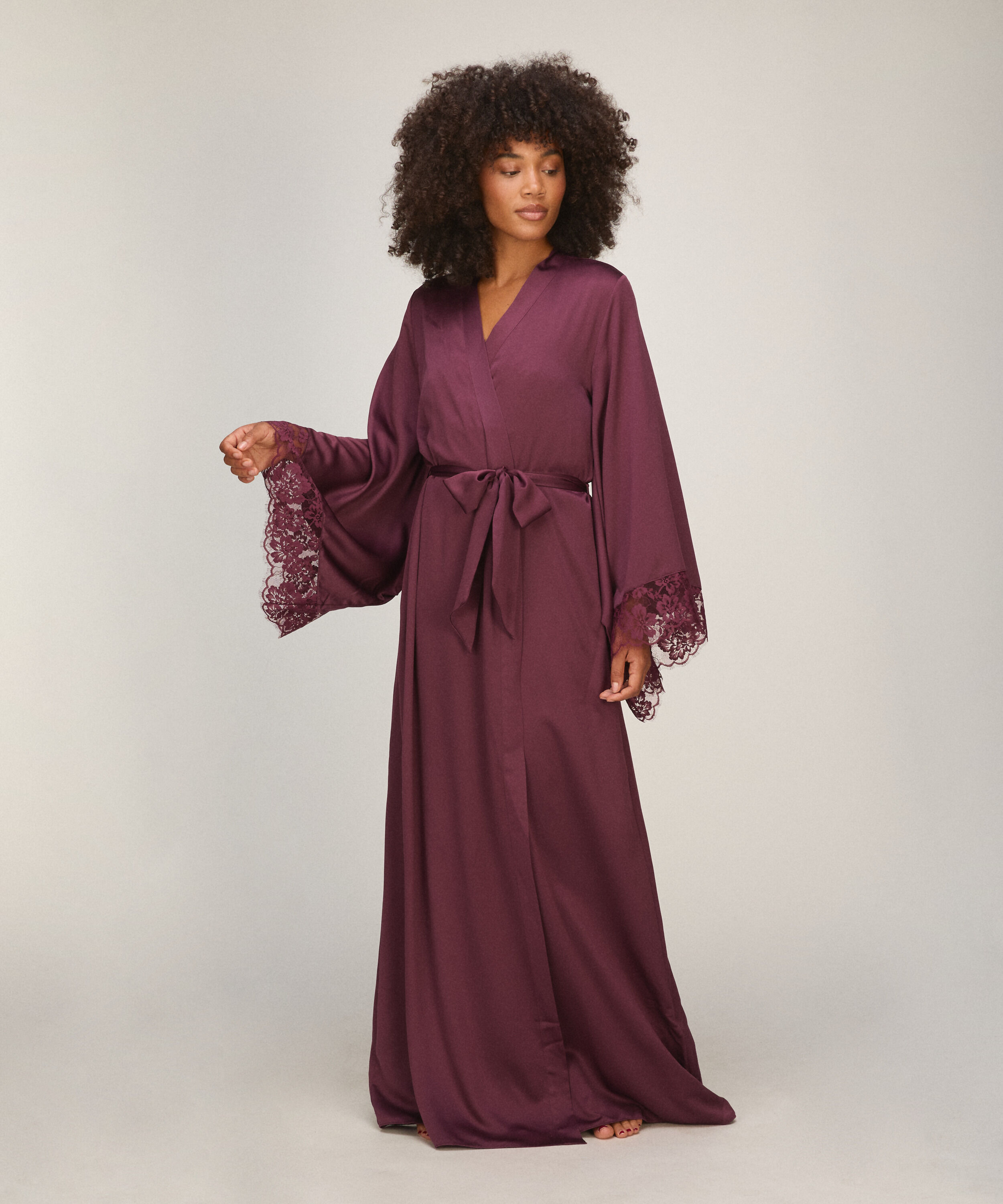 Kimono Long Lana, Pourpre Kimono Long Lana, Pourpre