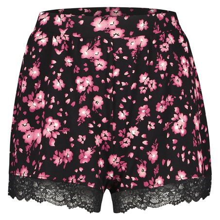 Hoge short Jersey, Zwart