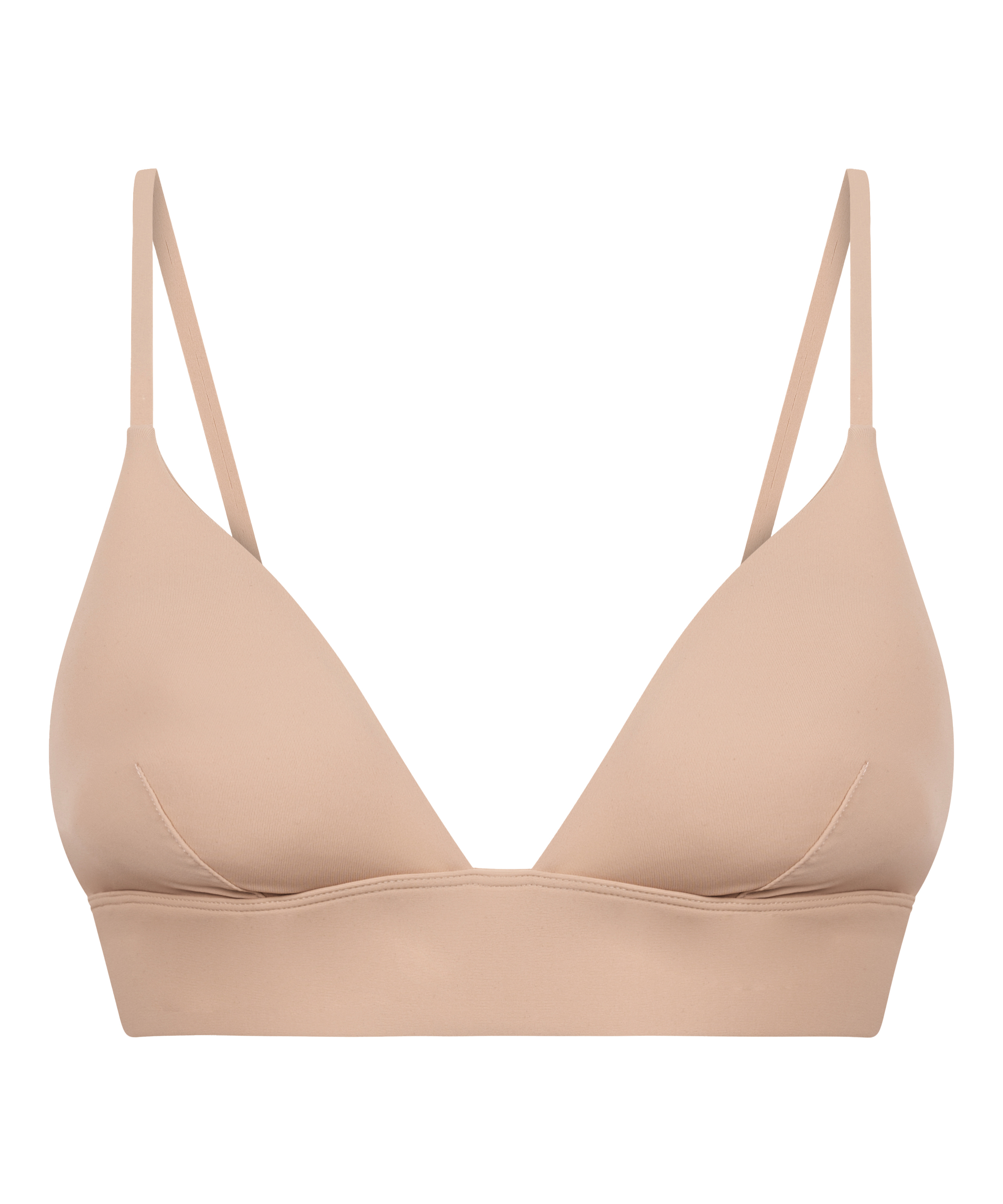Triangel bralette Smooth, Beige, main