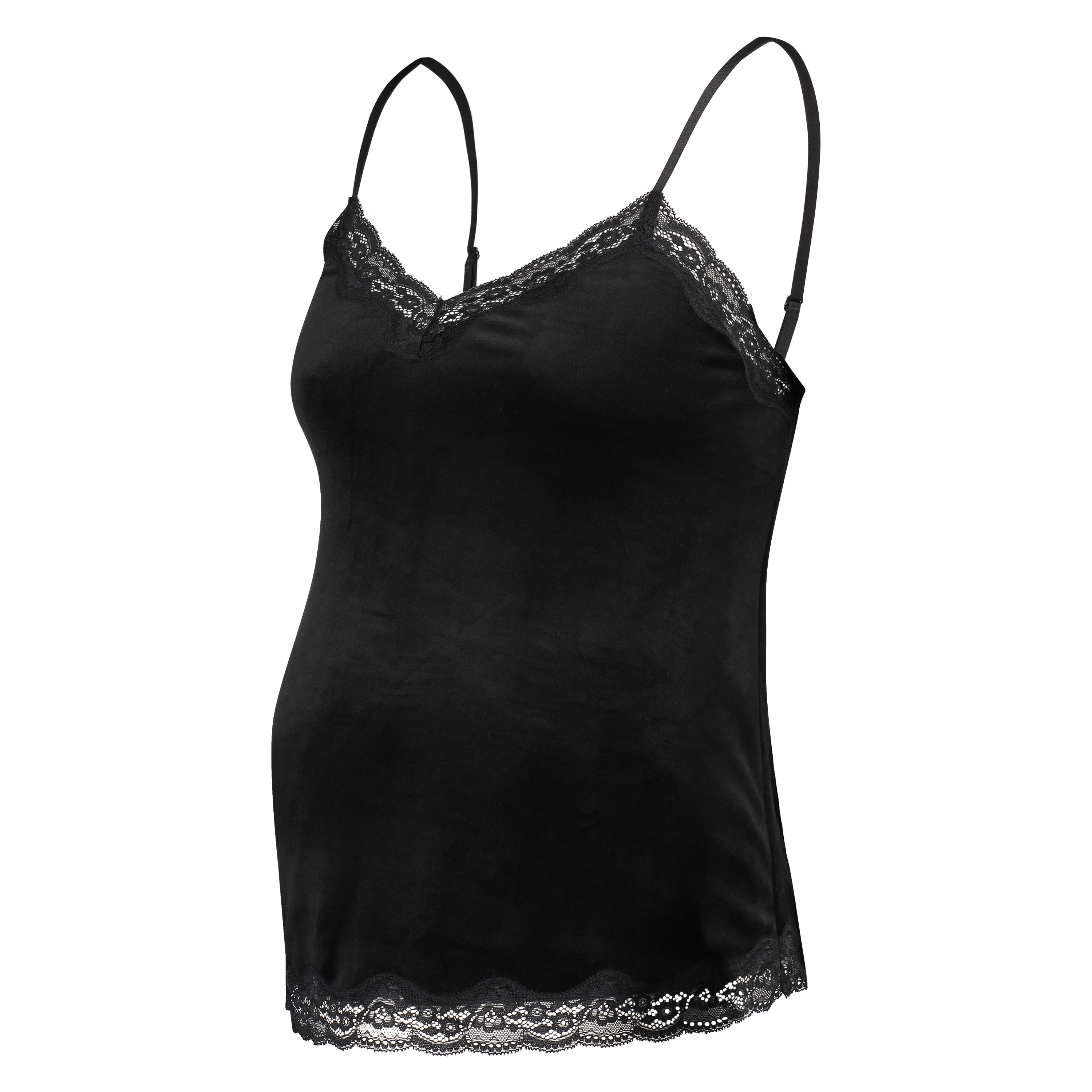 Camisole Velours Maternity, Noir, main
