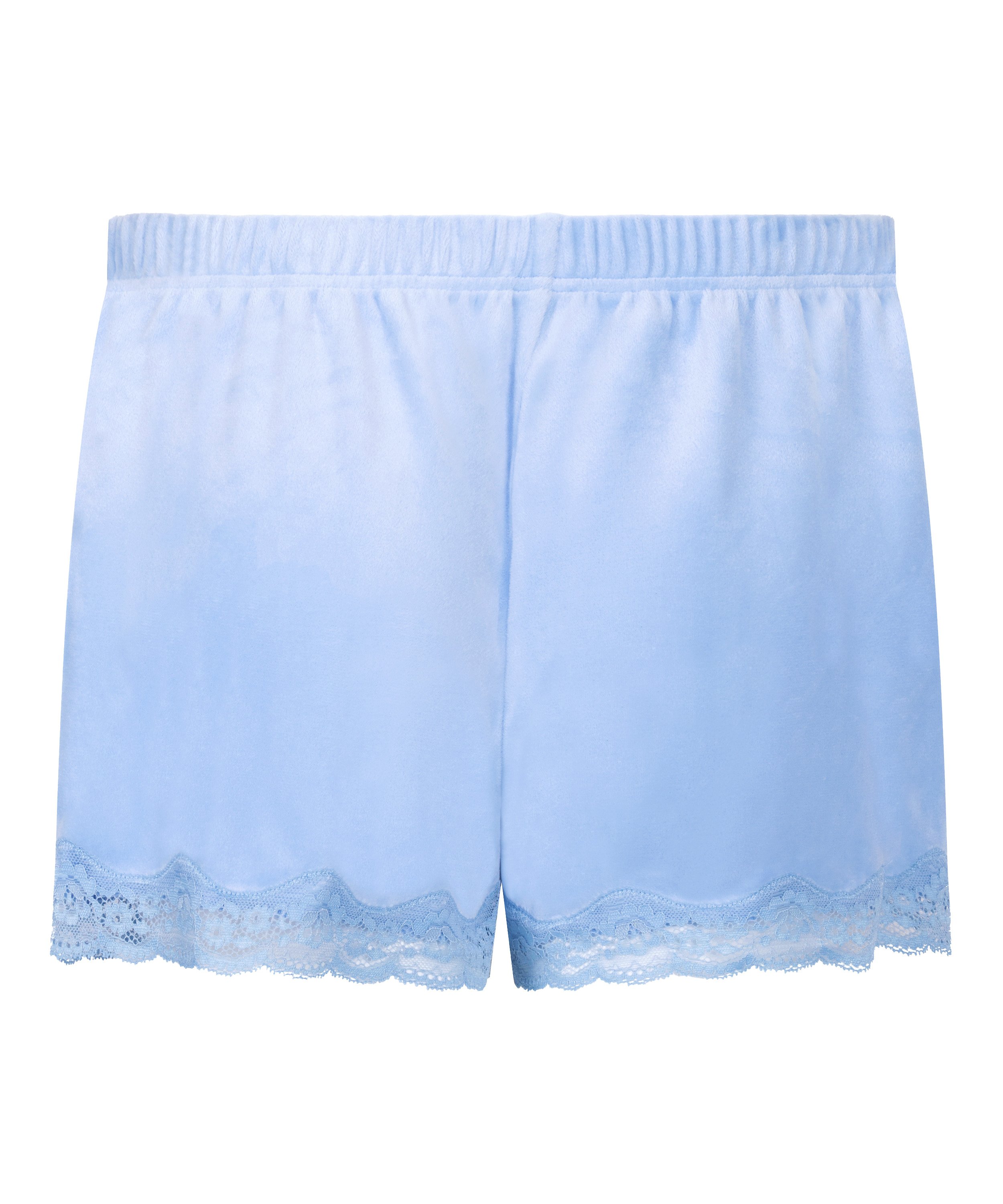 Short Velours Kant, Blauw, main