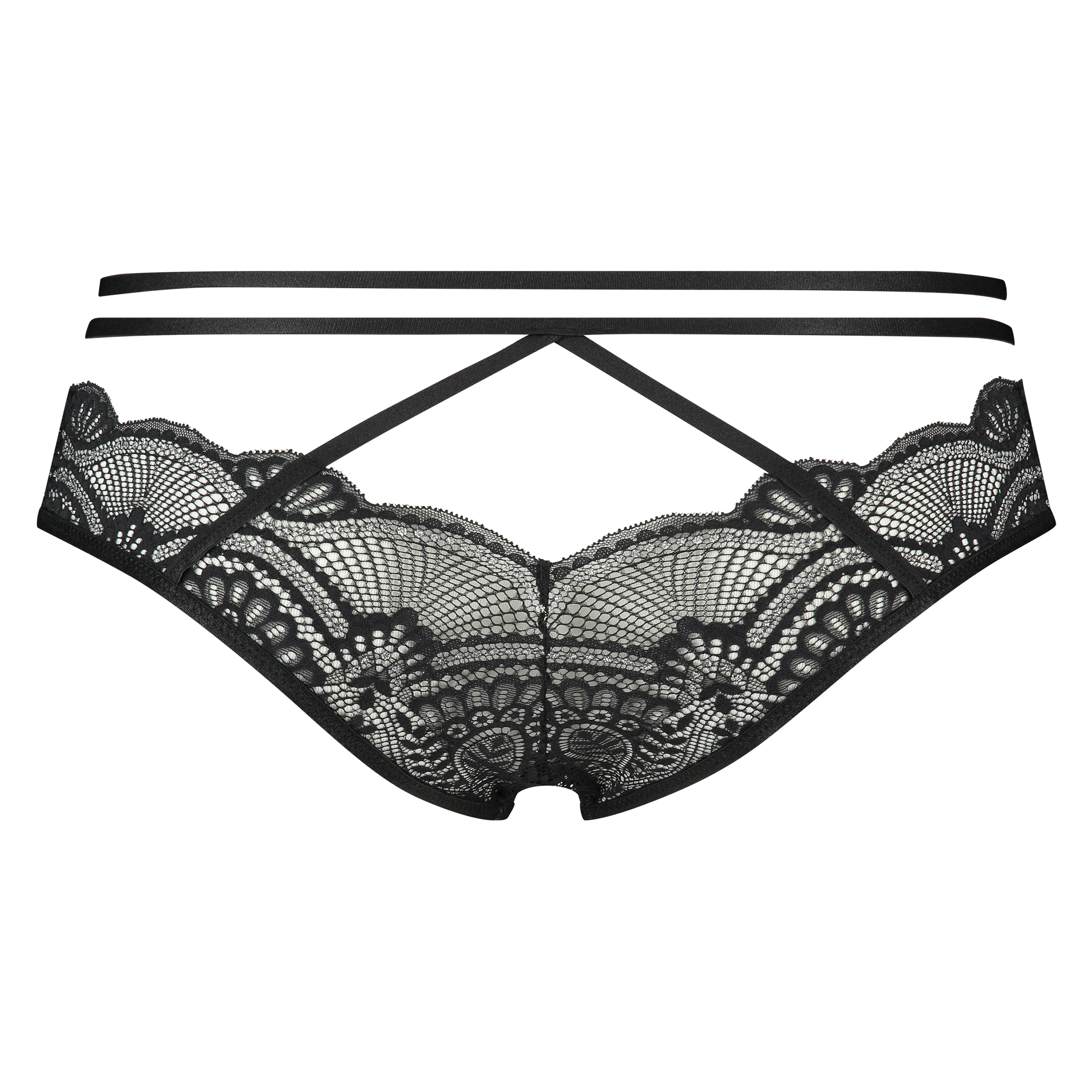 Brazilian Ziggy met open kruis, Zwart, main
