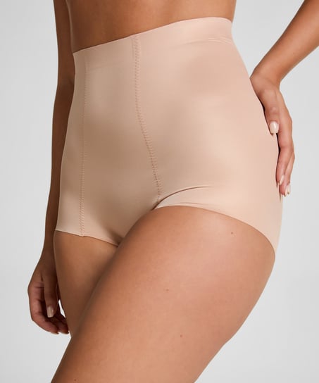 Corrigerende hoge tailleslip, Beige