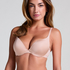 Soutien-gorge &agrave; armatures pr&eacute;form&eacute; push-up Smooth, Beige
