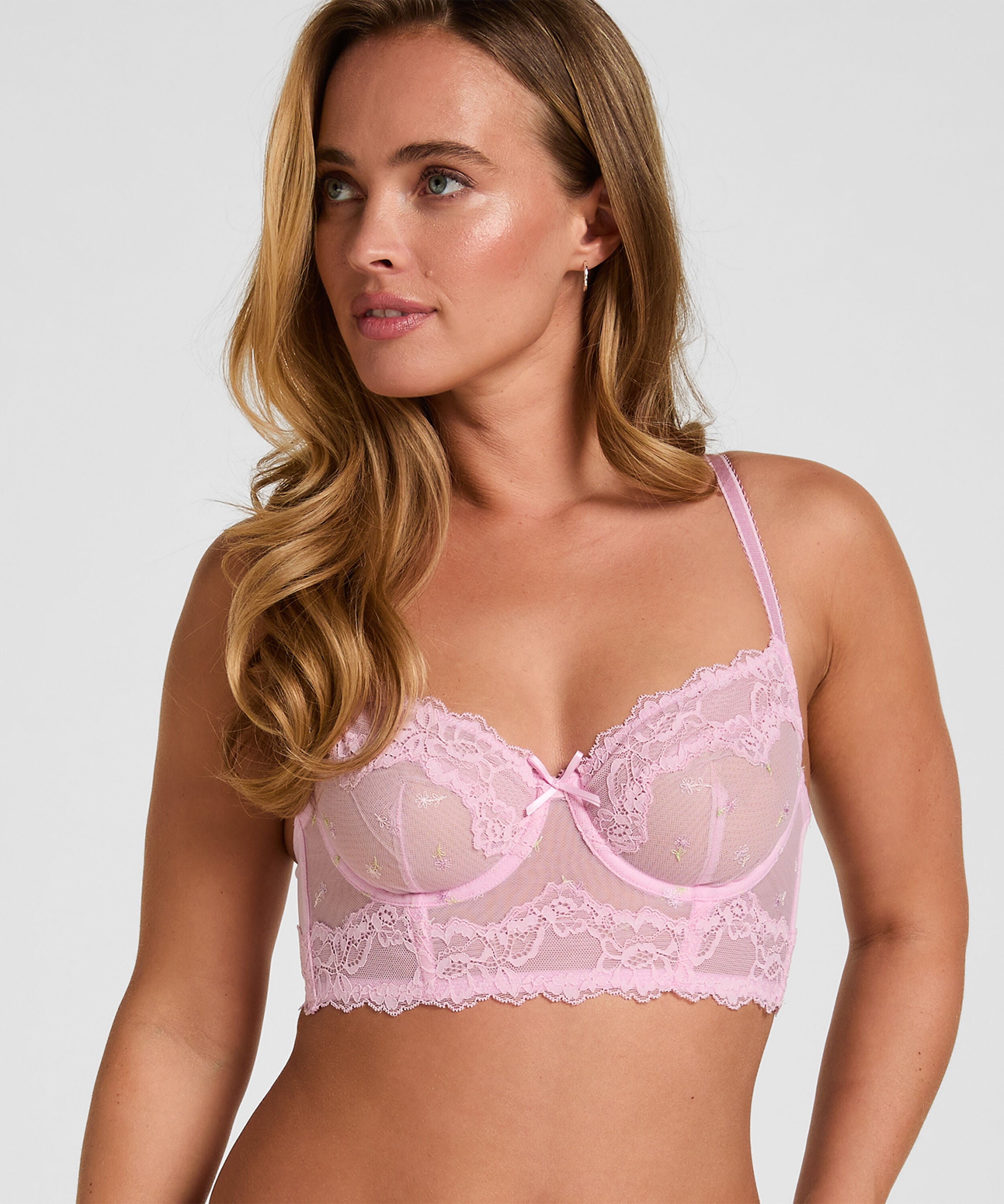 Niet-Voorgevormde Beugel Longline Bh Camellia