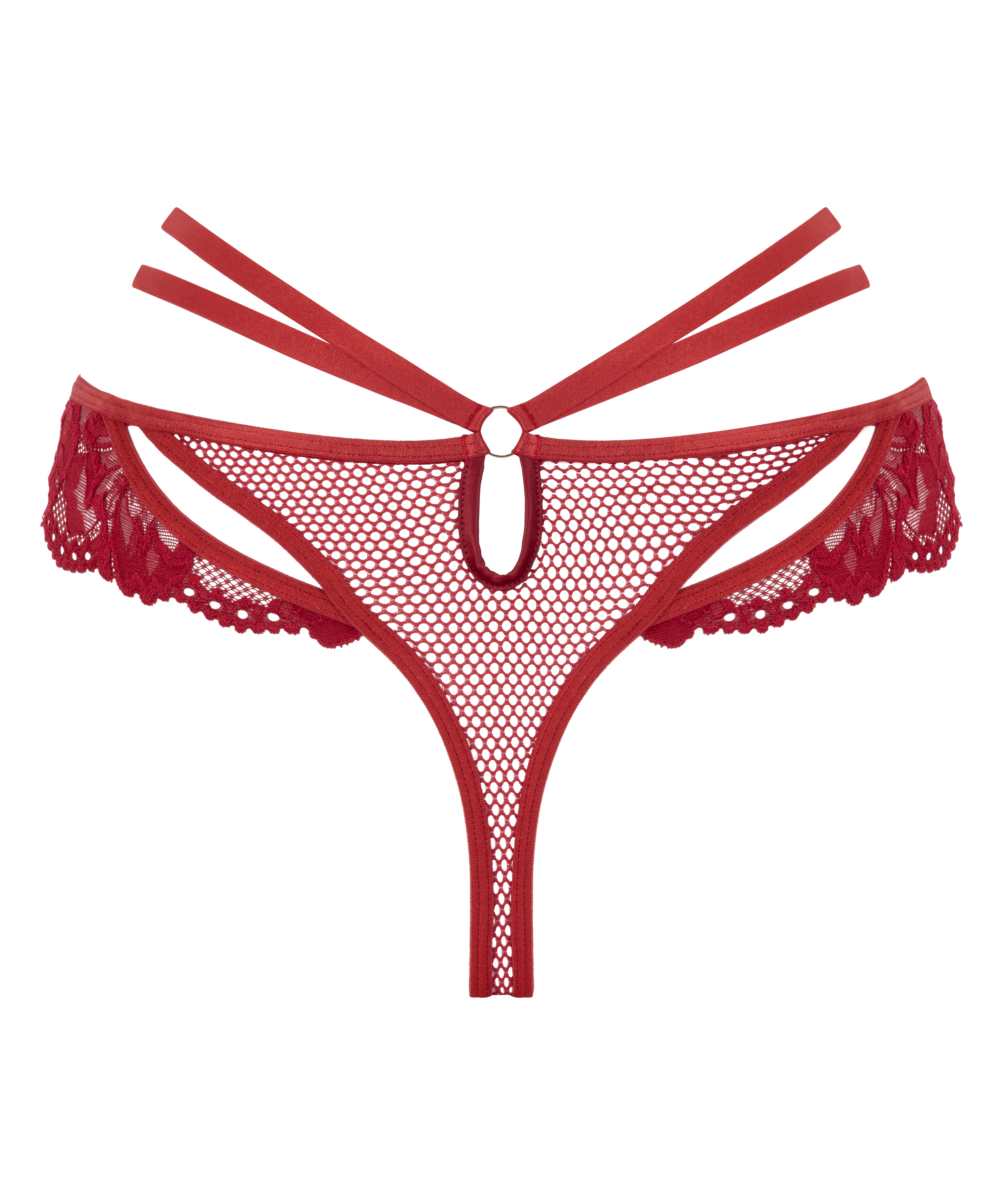Hoge string Pleasure, Rood, main