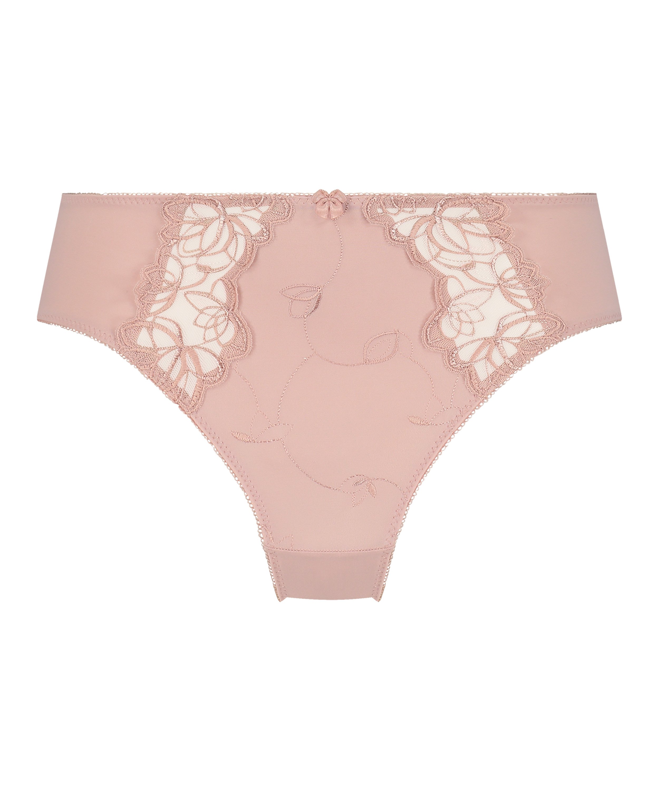 Slip taille haute Diva, Rose, main